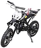 Kinder Mini Crossbike Delta 49 cc 2-takt Dirt Bike Dirtbike Pocket Cross (Schwarz)