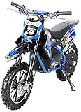 Kinder Mini Crossbike'Gepard' verstärkte Gabel 36 Volt Enduro Motorcrossbike Pocketbike (Blau)
