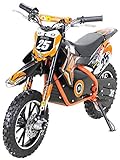 Kinder Mini Crossbike'Gepard' verstärkte Gabel 36 Volt Enduro Motorcrossbike Pocketbike (Orange)